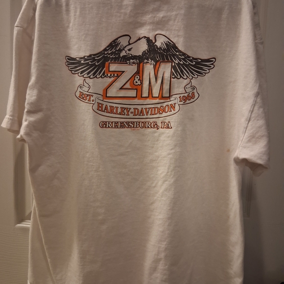 Harley-Davidson Off-White Motorcycle Tee - Picture 3 of 4